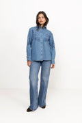 Cornelia Denim Shirt - Blue Denim