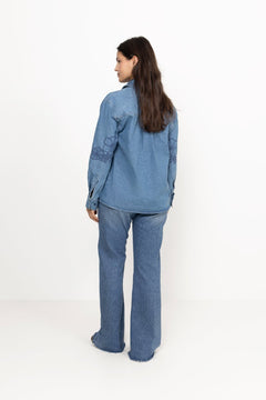 Cornelia Denim Shirt - Blue Denim