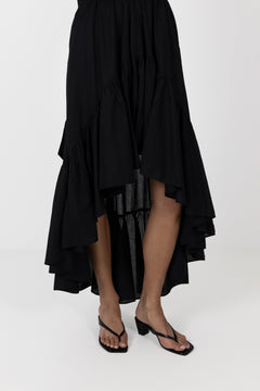 Biaspice Toe Post Faux Leather - Black Patent