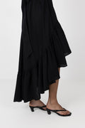 Biaspice Toe Post Faux Leather - Black Patent