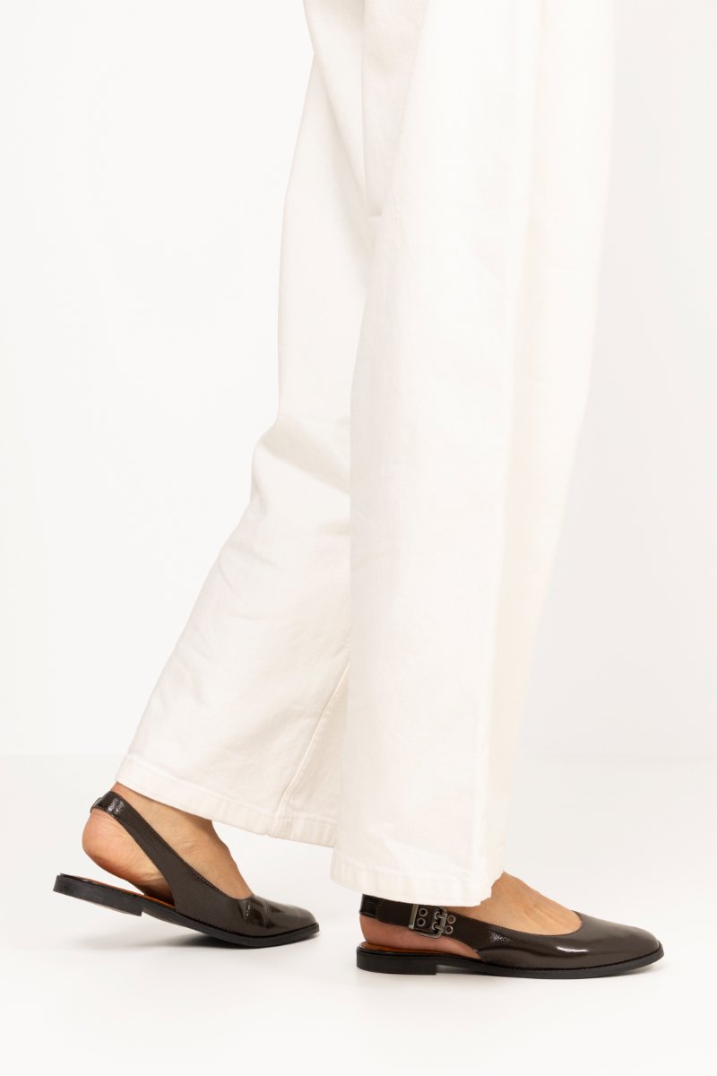 Biadania Slingback Nappalak - Dark Brown