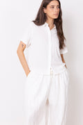 Saminna Ss Shirt - Clear Cream