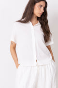 Saminna Ss Shirt - Clear Cream