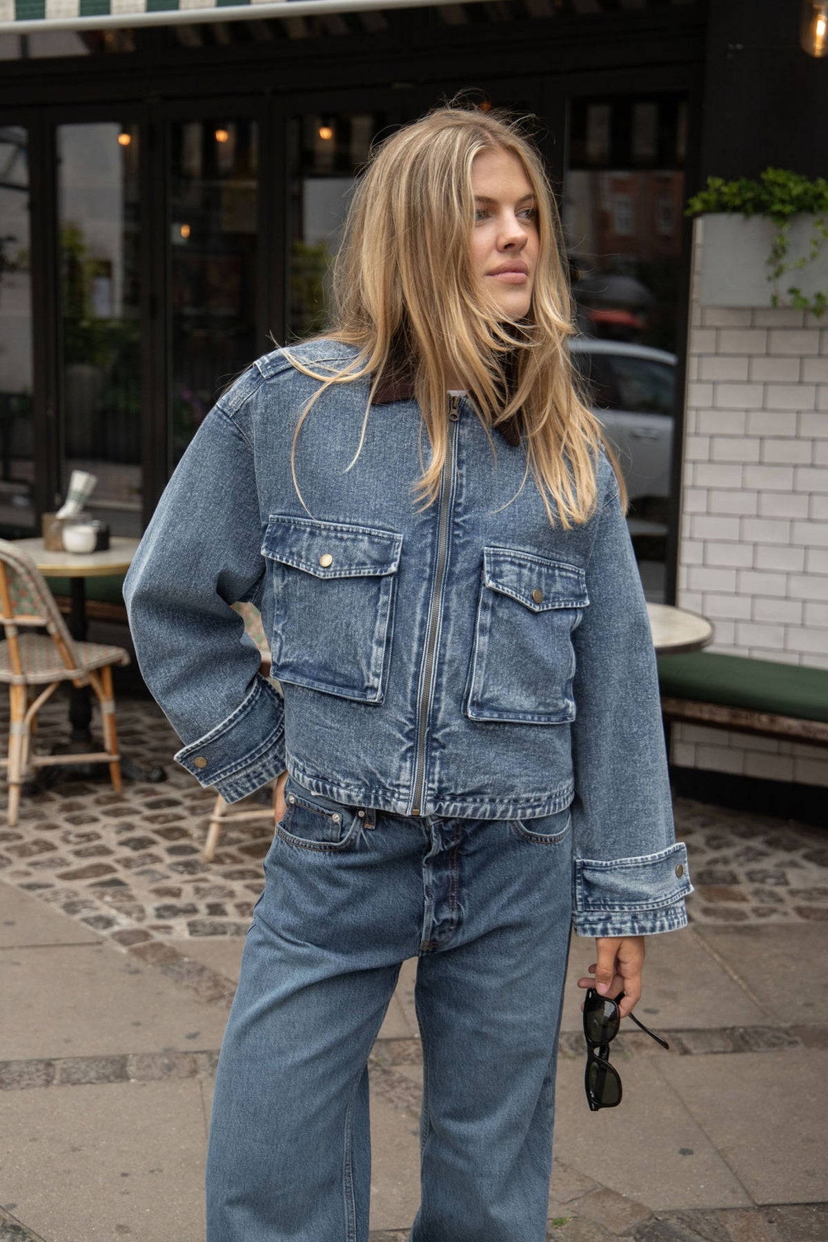 Rikke Denim Jacket - Blue