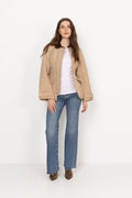 Anja Quilted Jacket - Beige