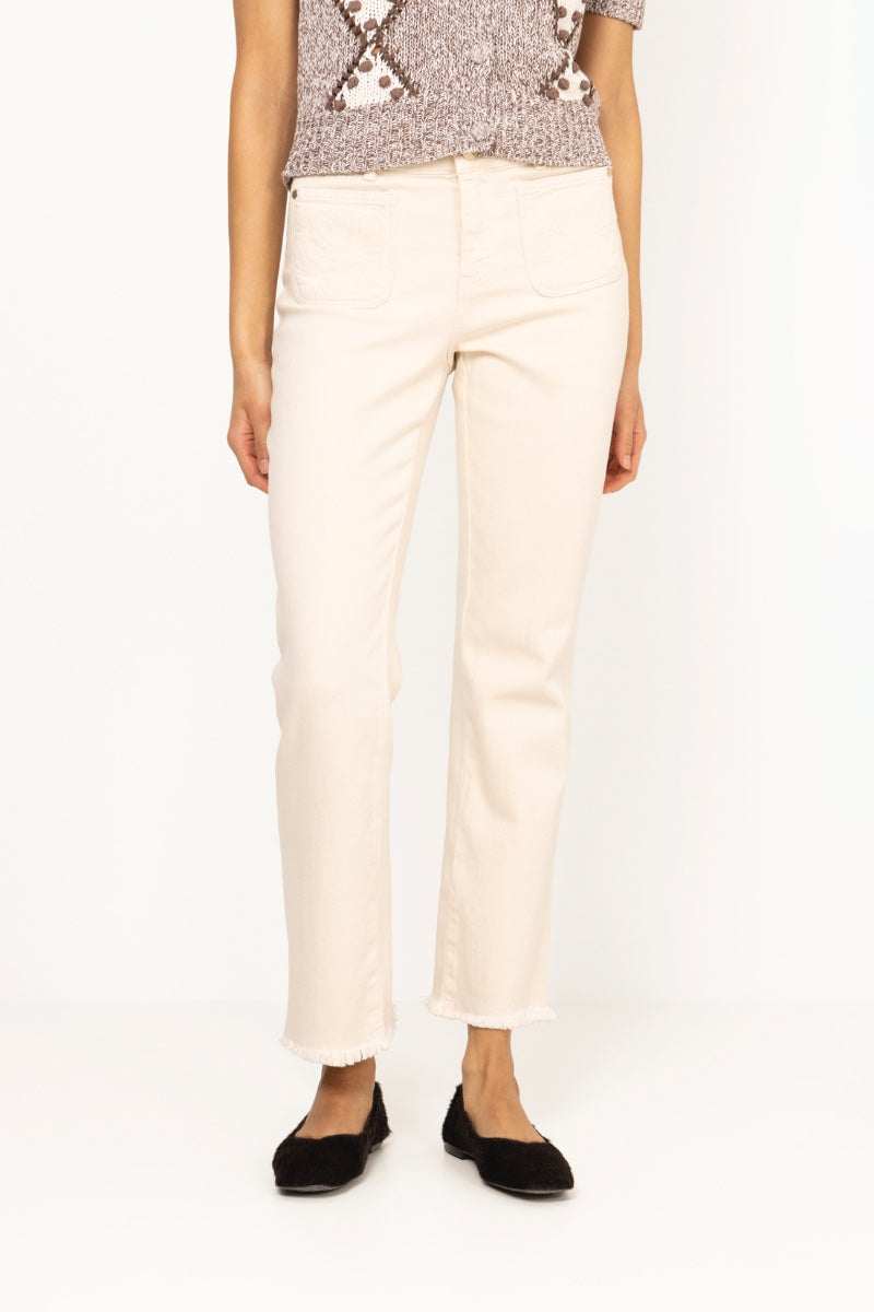 Ashley Blossom Jeans - Clay