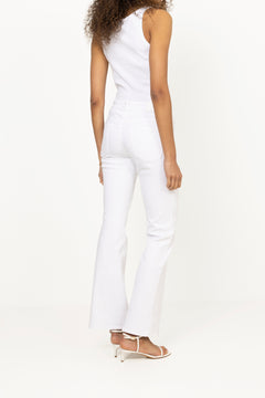 Paris Flared - Pure White Stone