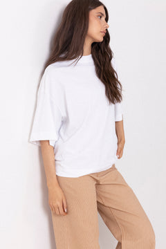 Colwoman 2/4 Oversized Tee - Bright White