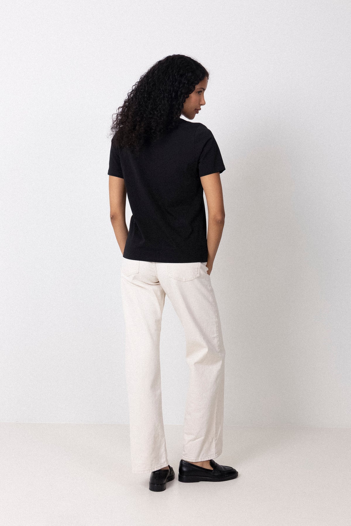 Colwoman 2/4 Oversized Tee - Black