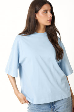 Colwoman 2/4 Oversized Tee - Cashmere Blue