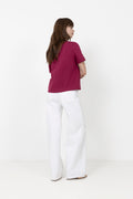 Essential Ss Boxy Tee - Anemone