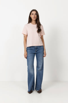 Essential Ss Boxy Tee - Pale Dogwood