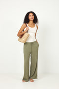 Viva-Gulia Hw Long Sun Pant - Deep Lichen Green