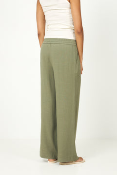 Viva-Gulia Hw Long Sun Pant - Deep Lichen Green