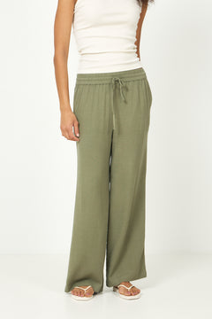 Viva-Gulia Hw Long Sun Pant - Deep Lichen Green