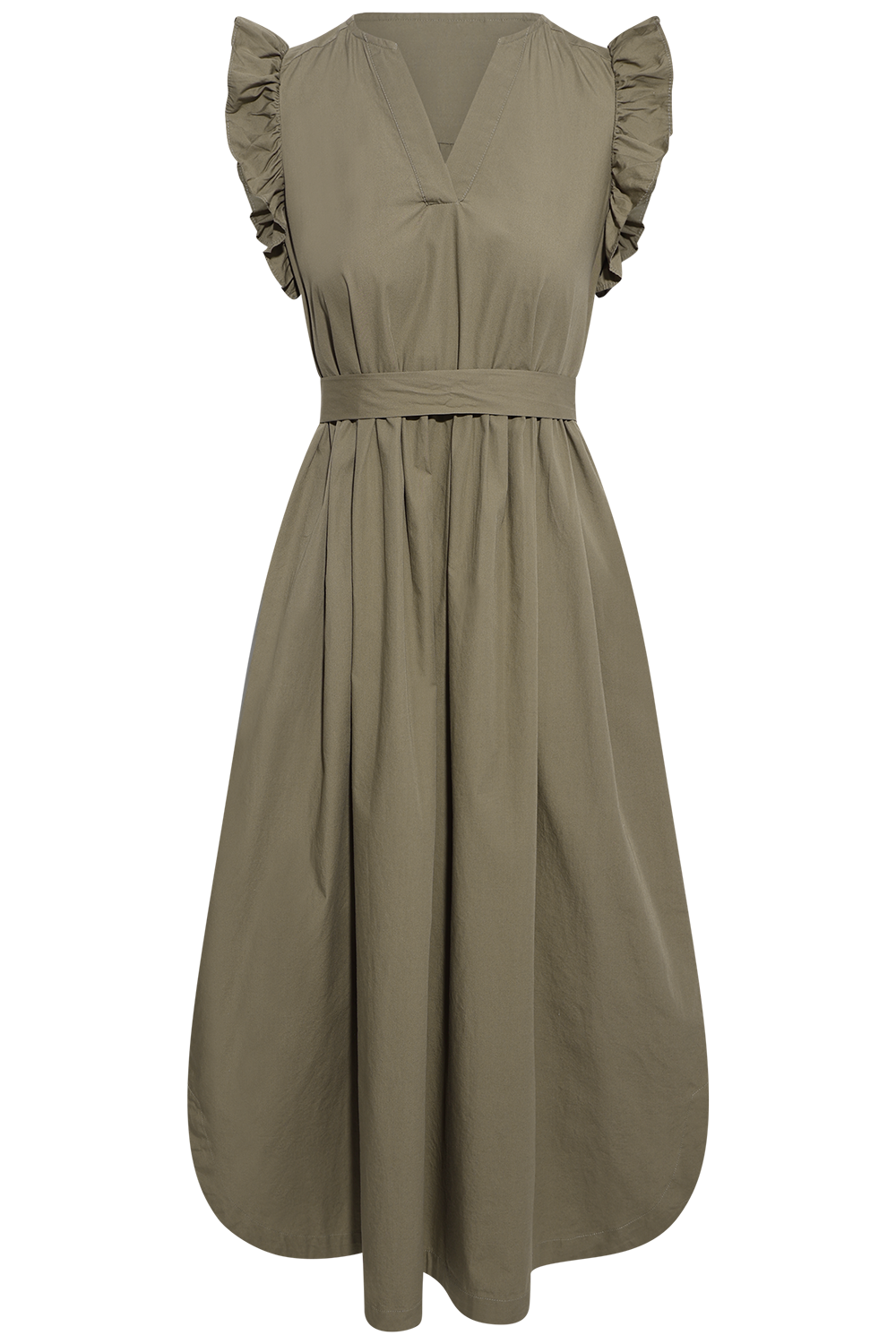 Blair-Ida Regular Sl Long Dress - Deep Linchen Green