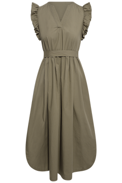 Blair-Ida Regular Sl Long Dress - Deep Linchen Green