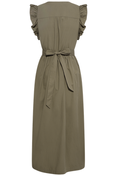 Blair-Ida Regular Sl Long Dress - Deep Linchen Green