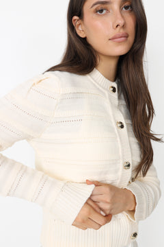 N-Maddison Knit Cardigan - Ivory