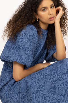 N-Pastis Long Dress - Dusty Blue