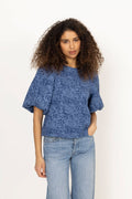 N-Shelly Blouse - Dusty Blue