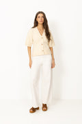 N-Lenyx Ss Knit - Ivory