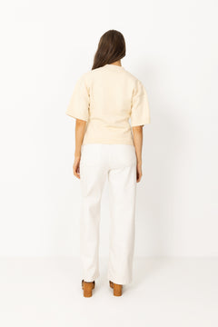 N-Lenyx Ss Knit - Ivory