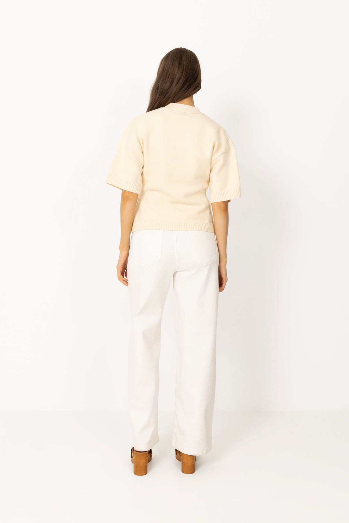 N-Lenyx Ss Knit - Ivory