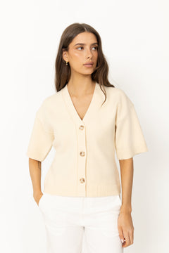 N-Lenyx Ss Knit - Ivory