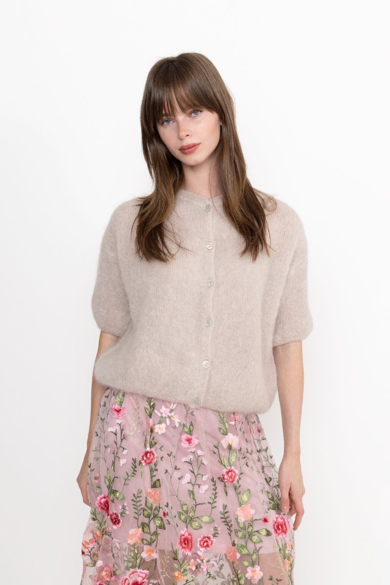N-Lorell Knit Cardigan - Beige