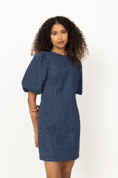 N-Michaela Dress - Dark Blue Wash