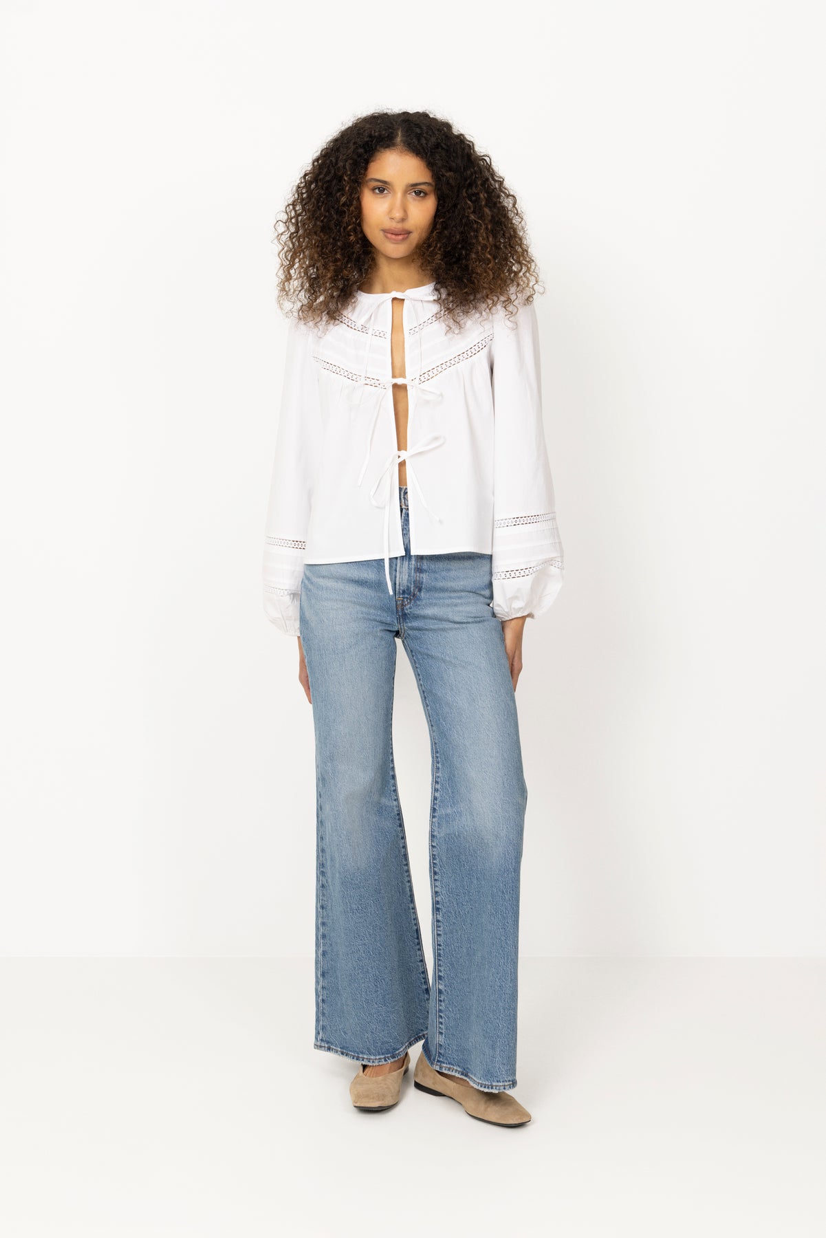 N-Marceline Blouse - White