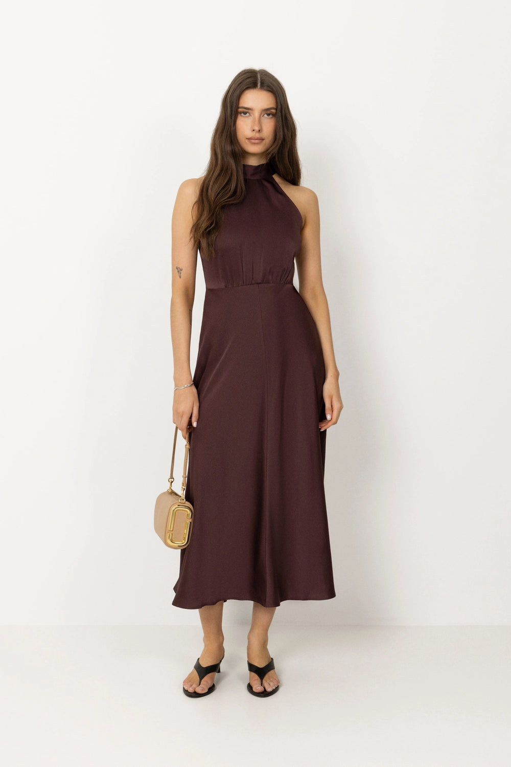 Rheo Dress - Fudge