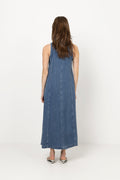 Saskylar Dress - Medium Denim Blue