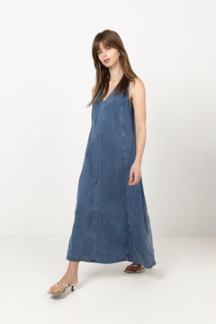 Saskylar Dress - Medium Denim Blue