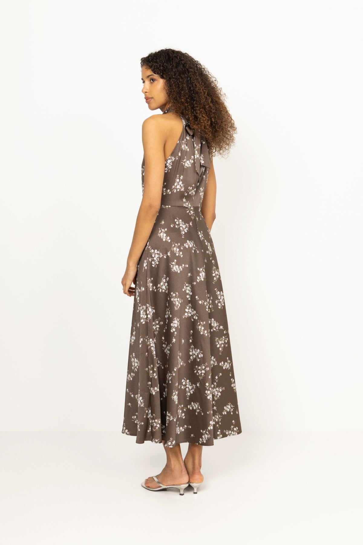 Rheo Dress - Blooming Brown