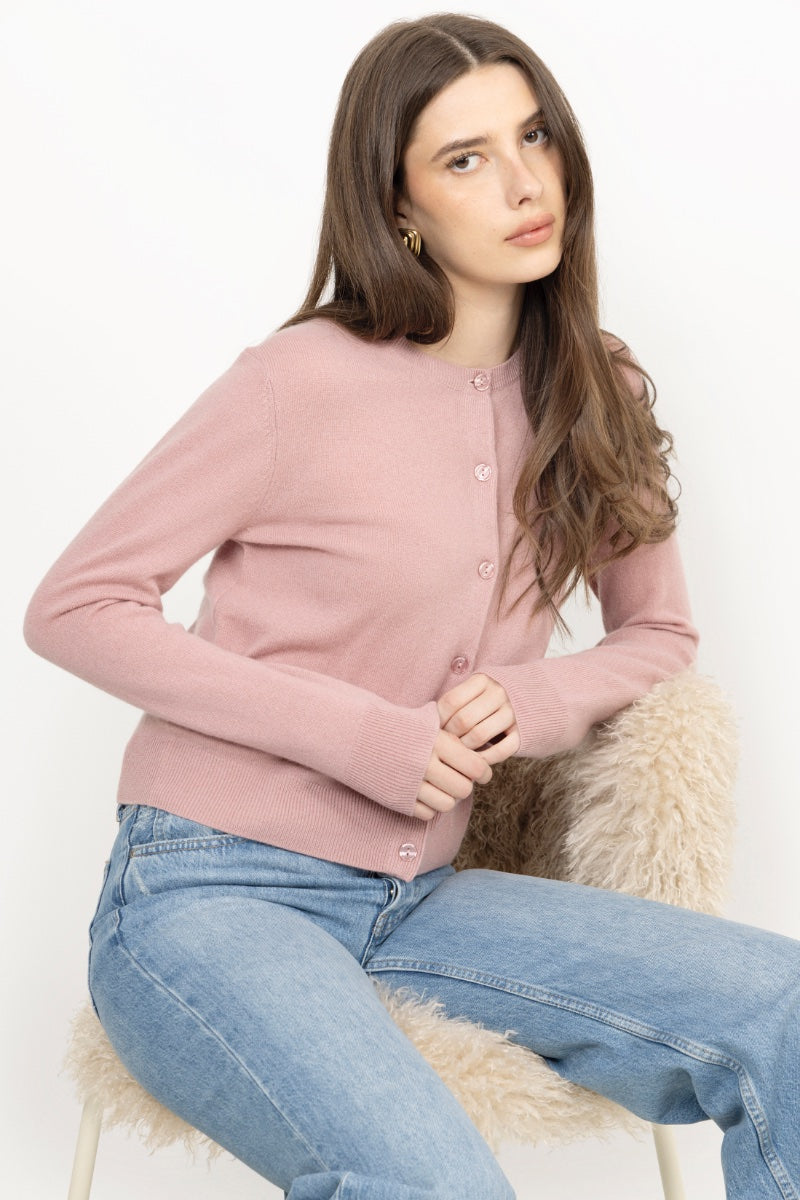 Saboston Cardigan - Orchid Haze Mel.