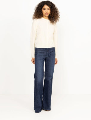 Nor Short Cardigan - Ethereal Green