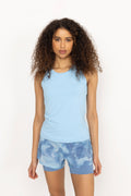 Essential Racerback Tank - Blue Lagoon