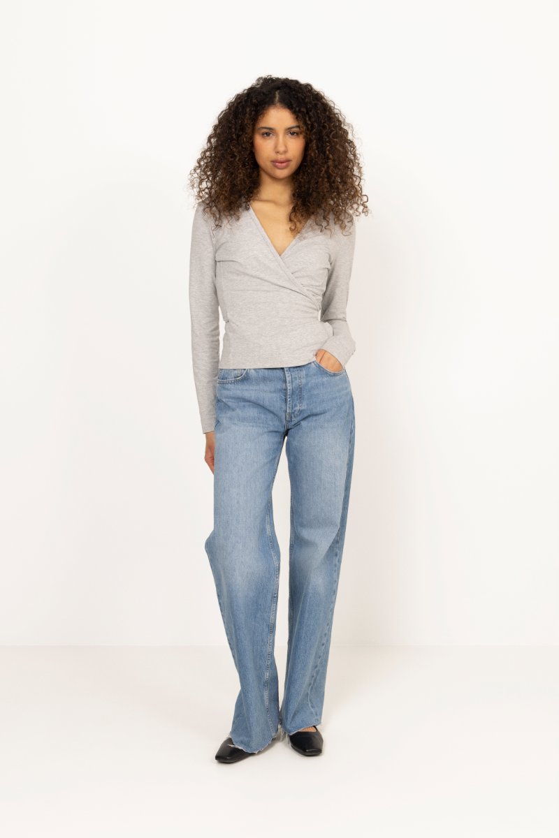 Sublime Studio Longsleeve Wrap - Grey Melange