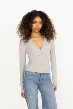 Sublime Studio Longsleeve Wrap - Grey Melange