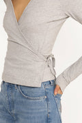 Sublime Studio Longsleeve Wrap - Grey Melange