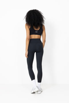 Soft Touch Padded Sports Bra - Black