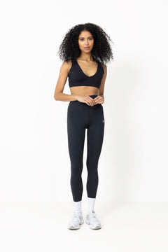 Soft Touch Padded Sports Bra - Black