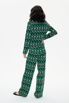 Cassandra - Green Geometric