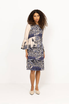 Ahloa Dress - Shaded Blue