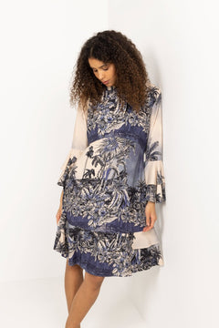 Ahloa Dress - Shaded Blue