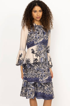 Ahloa Dress - Shaded Blue