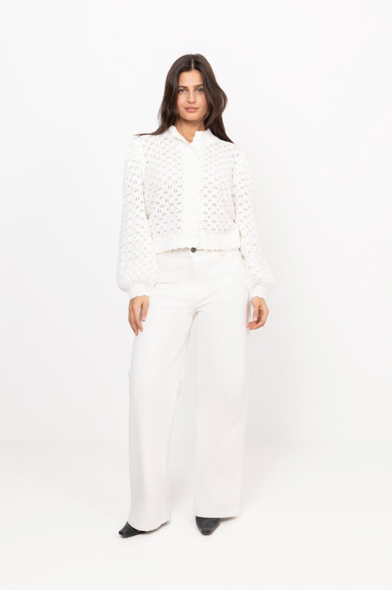 Alexandra Cardigan - White