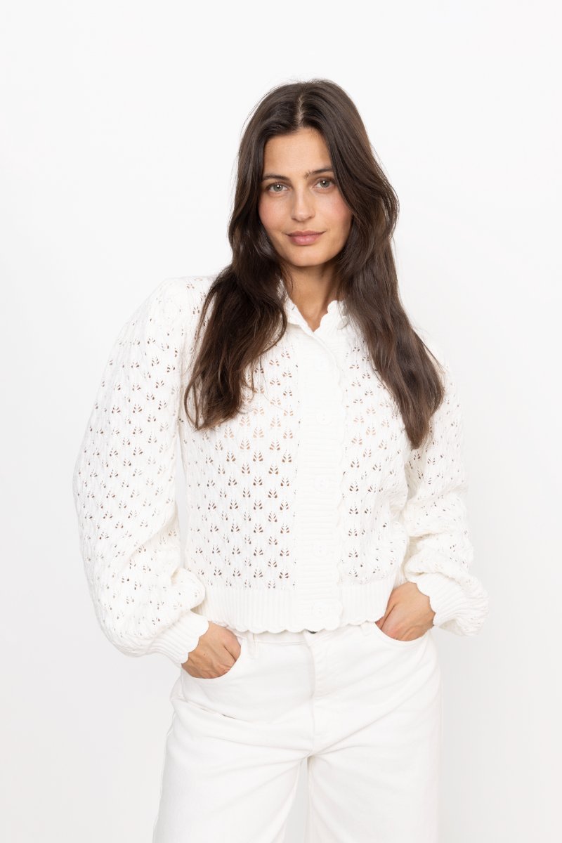 Alexandra Cardigan - White